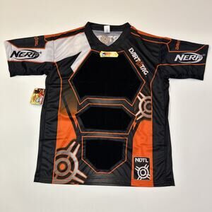 Nerf Dart Tag Official Competition Jersey Adult Large NWT 100% Polyester